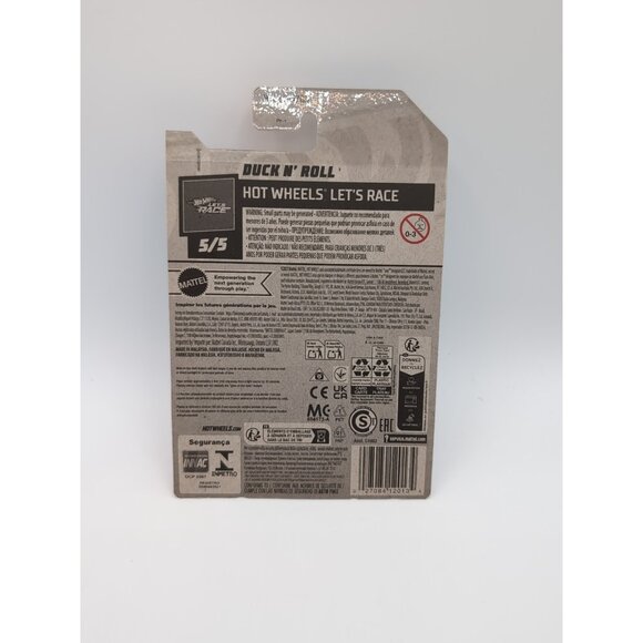 Hot Wheels Let's Race 5/5 Duck N' Roll 167/250 Luminous - Picture 2 of 2